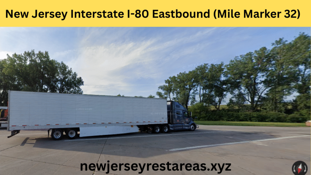 New Jersey Interstate I-80 Eastbound (Mile Marker 32) rest area
